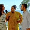 Ivete Sangalo e seu marido, Daniel, são entrevistados por Gominho para o programa 'Dia Dia' da Band. A atração vai ao ar em 22 de março de 2013