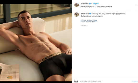 Cristiano Ronaldo 2019 CR7 Underwear Campaign