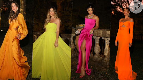 Vestido de festa com cores! Looks de convidadas em casamento de Bel Pimenta reúne inspirações