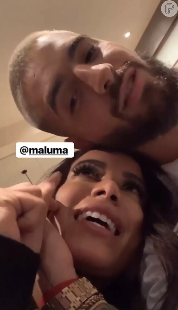 Anitta confirmou que ela e Maluma estão bem novamente