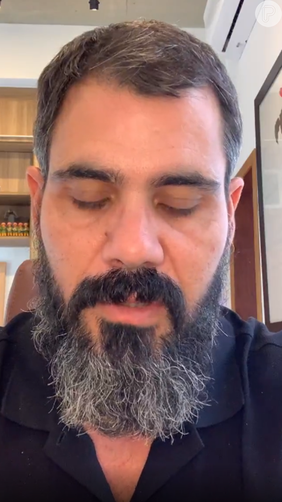 Juliano Cazarré apareceu visivelmente emocionado nas redes sociais e convocou o público para meditações com as palavras de São José