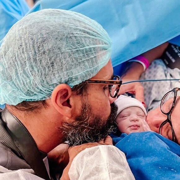 Maria Guilhermina, 5ª filha de Juliano Cazarré, nasceu com uma cardiopatia rara e segue internada