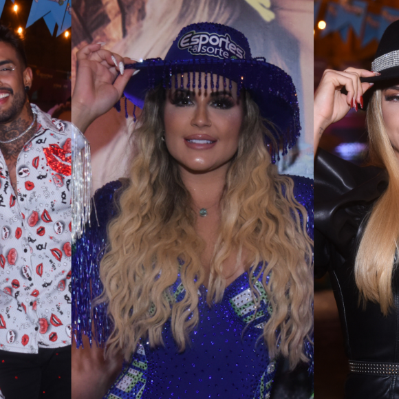 Deolane Bezerra trouxe o clima das festas juninas em um evento repleto de famosos nesta terça-feira (19)