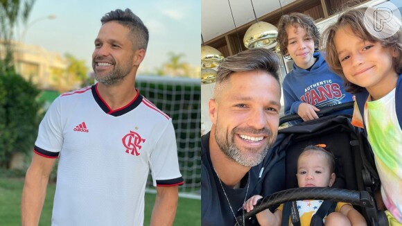 Diego Ribas mostra reação dos filhos ao anunciar saída do Flamengo