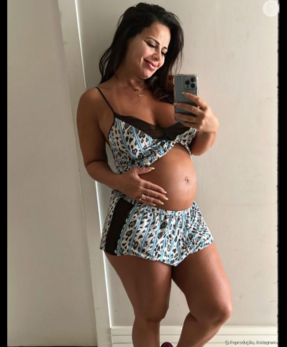 Viviane Araujo escolheu a maternidade Perinatal, na Barra da Tijuca