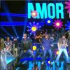 Pedro Novaes disputa air guitar com Otaviano Costa, Alexandre Borges e José Loreto no programa 'Amor & Sexo'