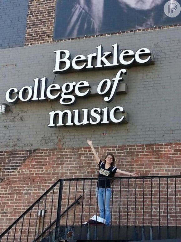 Daniela Aedo ingressou na Berklee College of Music, em Massachusetts, nos EUA, em setembro deste ano