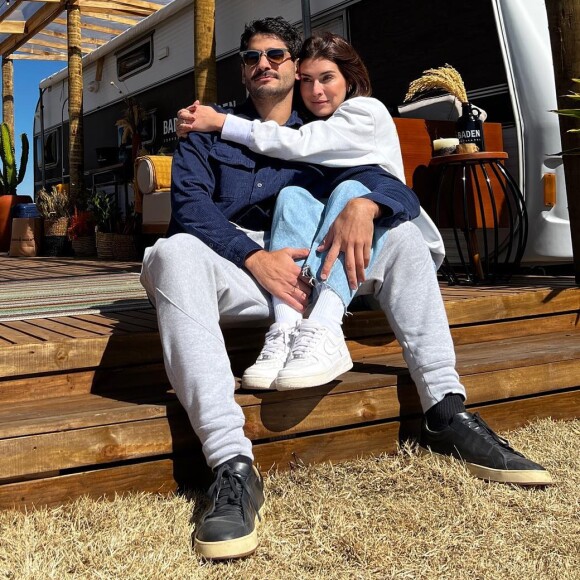 Fernanda Paes Leme assumiu o relacionamento com Victor Sampaio no fim de janeiro de 2021