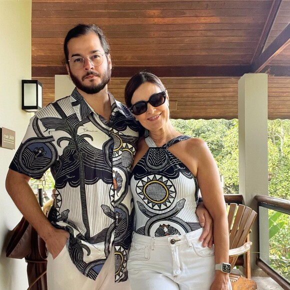 Fátima Bernardes atualmente namora Túlio Gadêlha