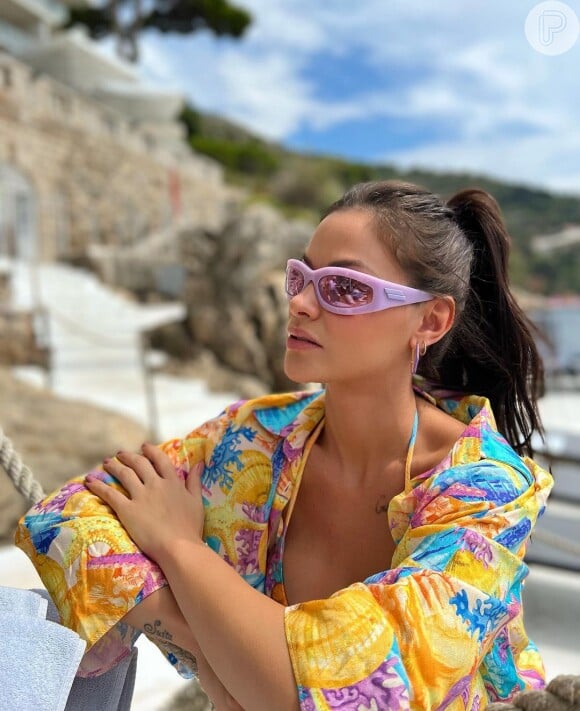 Conhecida por montar look babadeiros, Andressa Suita está arrasando com os seus looks de moda praia na Croácia