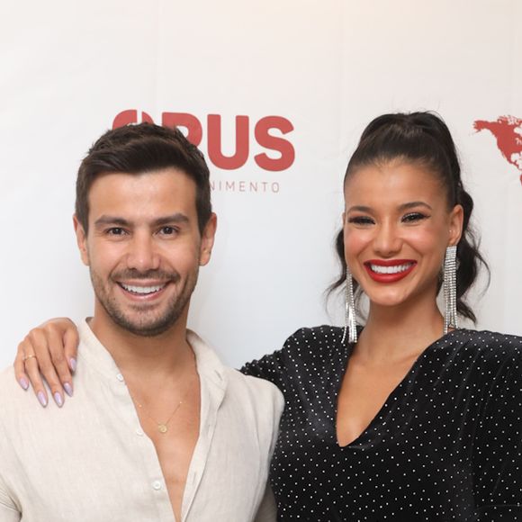 Mariano e Jakelyne Oliveira se conheceram durante o confinamento de 'A Fazenda 12'