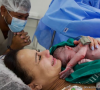 Primeiro filho de Viviane Araujo nasceu na tarde desta terça-feira