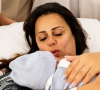 Viviane Araujo deu à luz o pequeno Joaquim na última terça-feira (06)