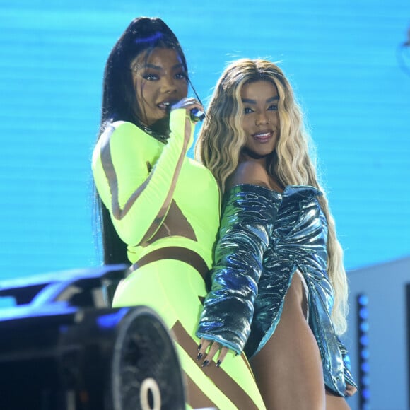 Ludmilla dançou com a mulher, Brunna Gonçalves, no Palco Sunset do Rock in Rio 2022