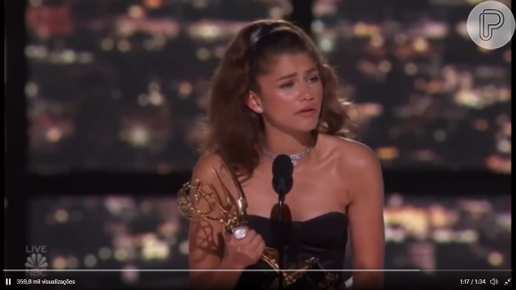 Zendaya comoveu colegas de profissão com seu discurso sobre o papel de Rue: 'Meu maior desejo era que Euphoria ajudasse a curar pessoas'