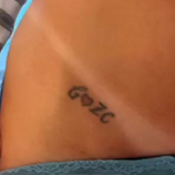 Tatuagem íntima de Graciele Lacerda