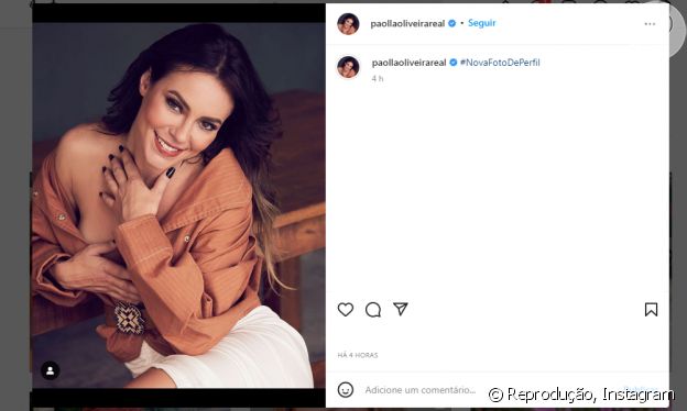 Paolla Oliveira sem sutiã
