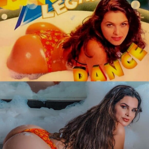 Luiza Ambiel antes e depois