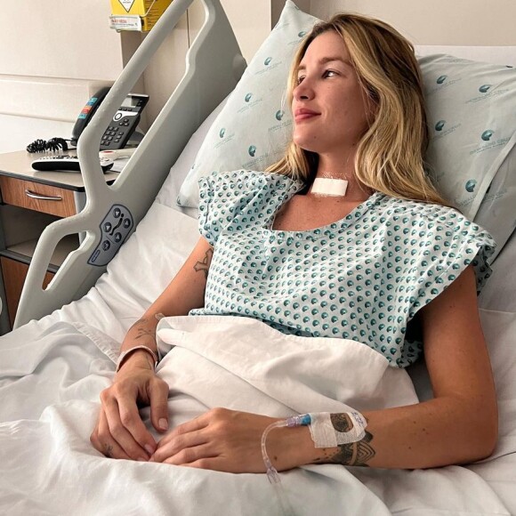 Ex-BBB Aline Gotschalg removeu câncer de tireiode em cirurgia realizada em agosto de 2022