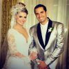 Em março, Latino se casou com Rayanne Morais em uma cerimônia luxuosa no Rio