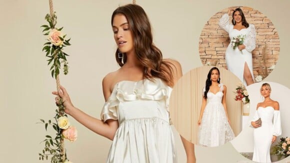 Dá para comprar vestido de noiva na Shein! Aqui estão 10 opções de look para casamento de até R$ 199