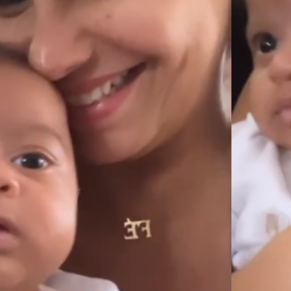 Viviane Araujo dividiu com os fãs mais momentos fofos ao lado de Joaquim
