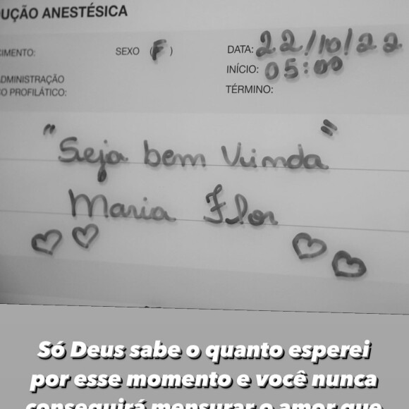 Virgínia Fonseca comemorou a chegada de sua segunda filha com Zé Felipe