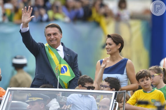 Jair Bolsonaro e Michelle: eclipse em Escorpião afetou vida amorosa do atual presidente
