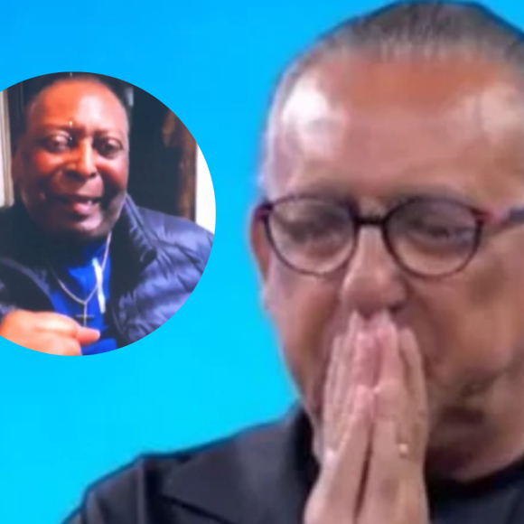 Galvão Bueno se emocionou com mensagem que recebeu de Pelé