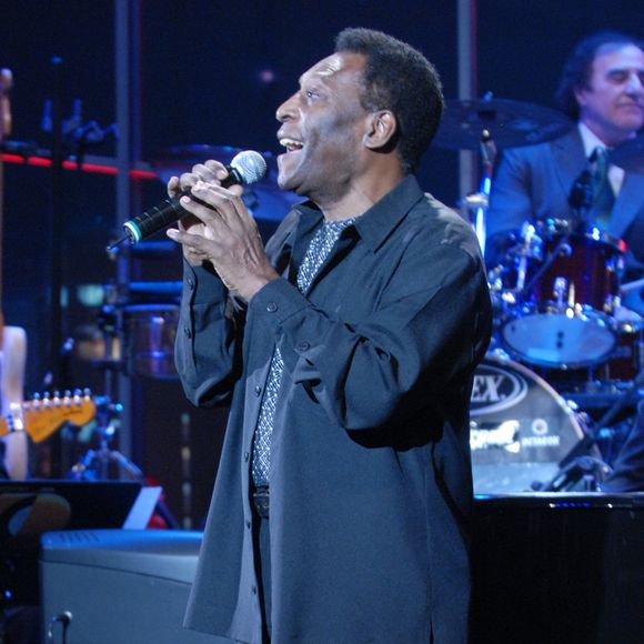 Pelé fez uma rara aparição na TV