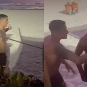 Tiago Ramos viralizou com vídeo brigando na praia