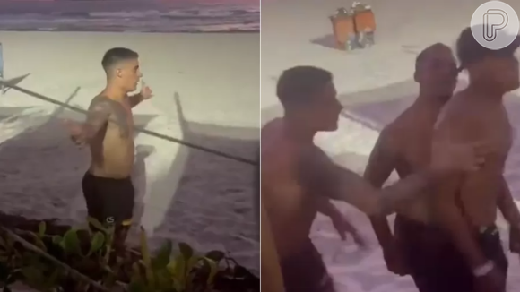 Tiago Ramos viralizou com vídeo brigando na praia