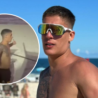 Tiago Ramos, ex da mãe de Neymar, se pronuncia após vídeo brigando na praia viralizar