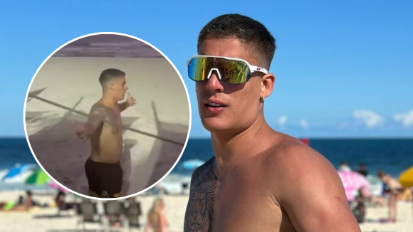 Tiago Ramos, ex da mãe de Neymar, se pronuncia após vídeo brigando na praia viralizar