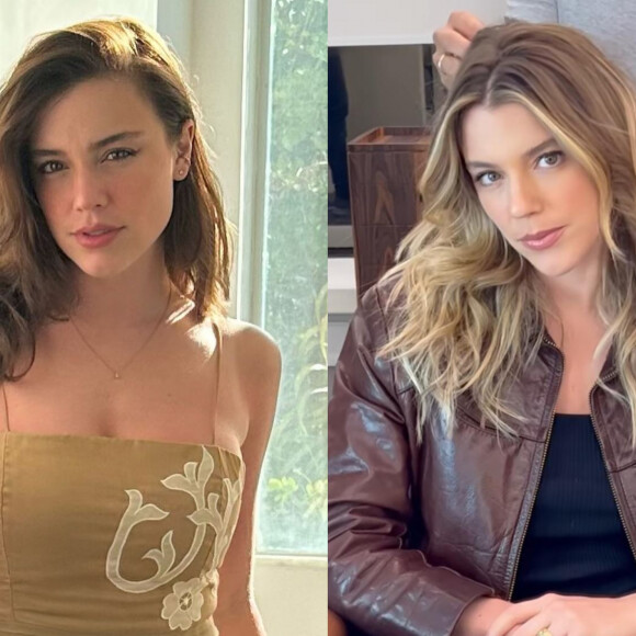 Alice Wegmann deixou cabelo castanho de lado e surgiu com fios loiros e com mechas