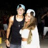Neymar curte festa com a irmã, Rafaella