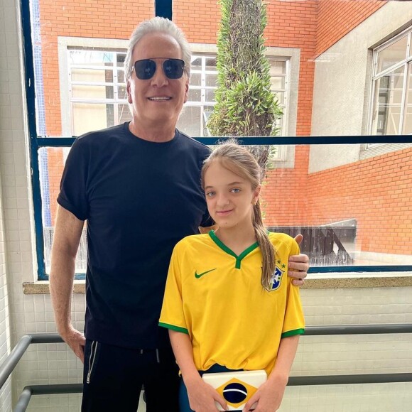 Roberto Justus também é pai de Rafaella, de 13 anos, da relação com Ticiane Pinheiro
