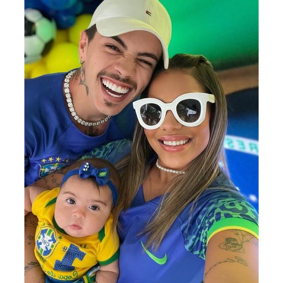 Tays Reis e Biel são pais de Pietra, de 4 meses