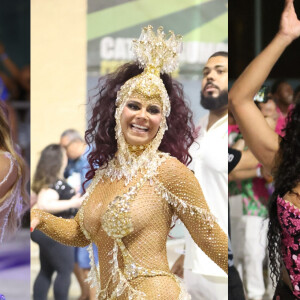 Carnaval 2023: Viviane Araujo, Lexa e mais rainhas de bateria arrasaram nos looks para festa na Cidade do Samba, no Rio de Janeiro, em 3 de dezembro de 2022