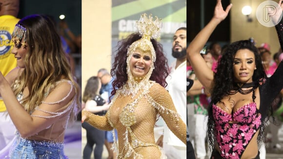 Carnaval 2023: Viviane Araujo, Lexa e mais rainhas de bateria arrasaram nos looks para festa na Cidade do Samba, no Rio de Janeiro, em 3 de dezembro de 2022