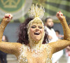 Viviane Araujo mostrou muito samba no pé para esquenta do carnaval 2023