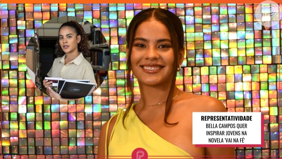 Bella Campos quer inspirar jovens com sua Jenifer, primeira universitária da família na novela das sete 'Vai na Fé'