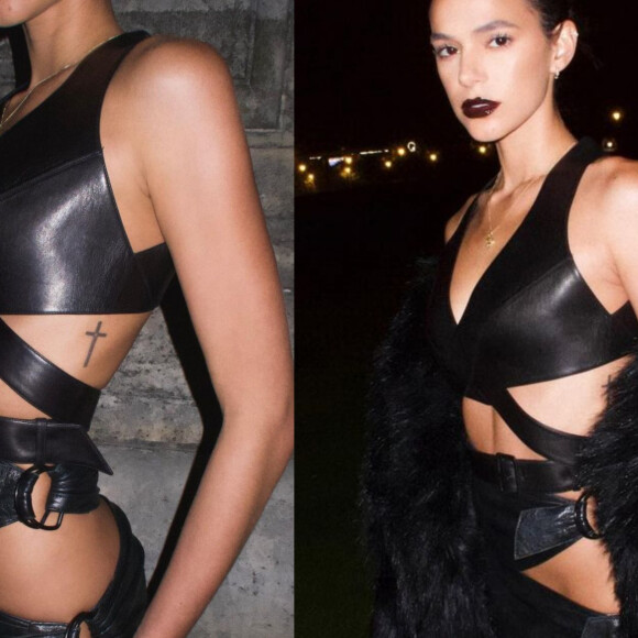 Look preto de Bruna Marquezine evidenciou truque da atriz de abrir mão de lingerie