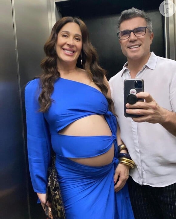 Claudia Raia recebeu homenagem do seu marido, Jarbas Homem de Mello