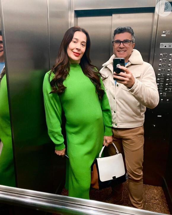 Claudia Raia está grávida pela terceira vez