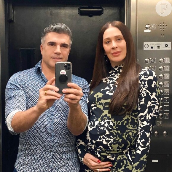 Claudia Raia e Jarbas Homem de Mello estão em êxtase com a gravidez de Luca