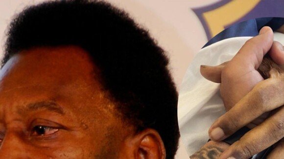 Filho de Pelé posta foto com o pai no hospital com mensagem emocionante. Confira!