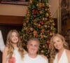 Luciano Huk e Angélica mantiveram tradição com foto de Natal em família