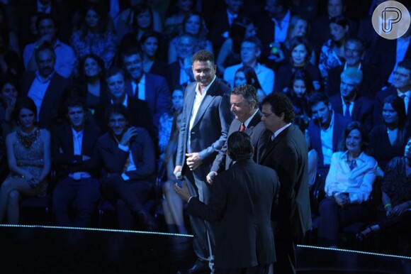 Ronaldo é anunciado como comentarista da TV Globo na Copa do Mundo de 2014, em evento realizado pela emissora, em 27 de março de 2013