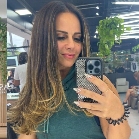 Antes e depois de Viviane Araújo: atriz deixou cabelo mais iluminado para 2023